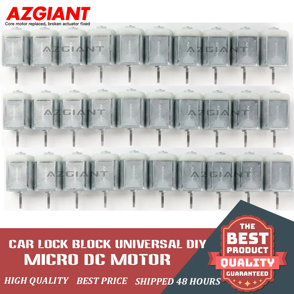 AZGIANT 100pcs Car Door Lock Direction Lock Trunk Lock For Rearview Mirror Folding Module For FC280 High-Speed DC Motor 12V