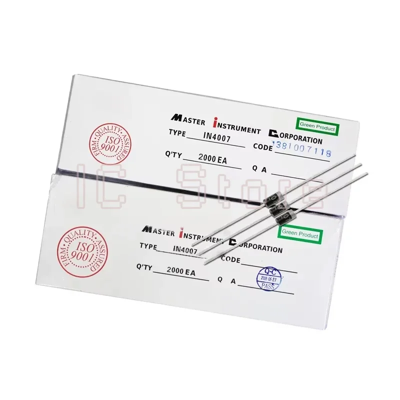 500-2000PCS Rectifier Diode FR207 1N4007 1N5408 IN4007 1N4004 1N4001 1N4002 1N5819 1N5406 1N5402 1N5404 1N5822 FR107 FR307 FR157