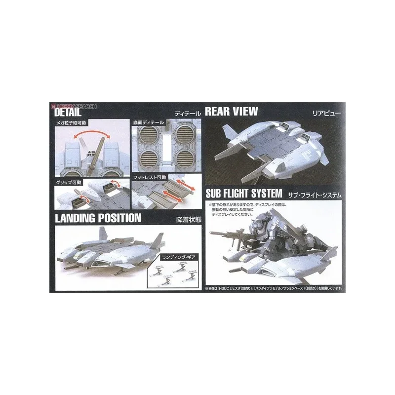 Oryginalny model anime GUNDAM firmy Bandai, HGUC BASE JABBER UNICORN Ver E.F.S.F. FIGURKI AKCJI SYSTEMU LOTNICZEGO SUBMERSIBLE, ZABAWKI, PREZENTY DLA DZIECI