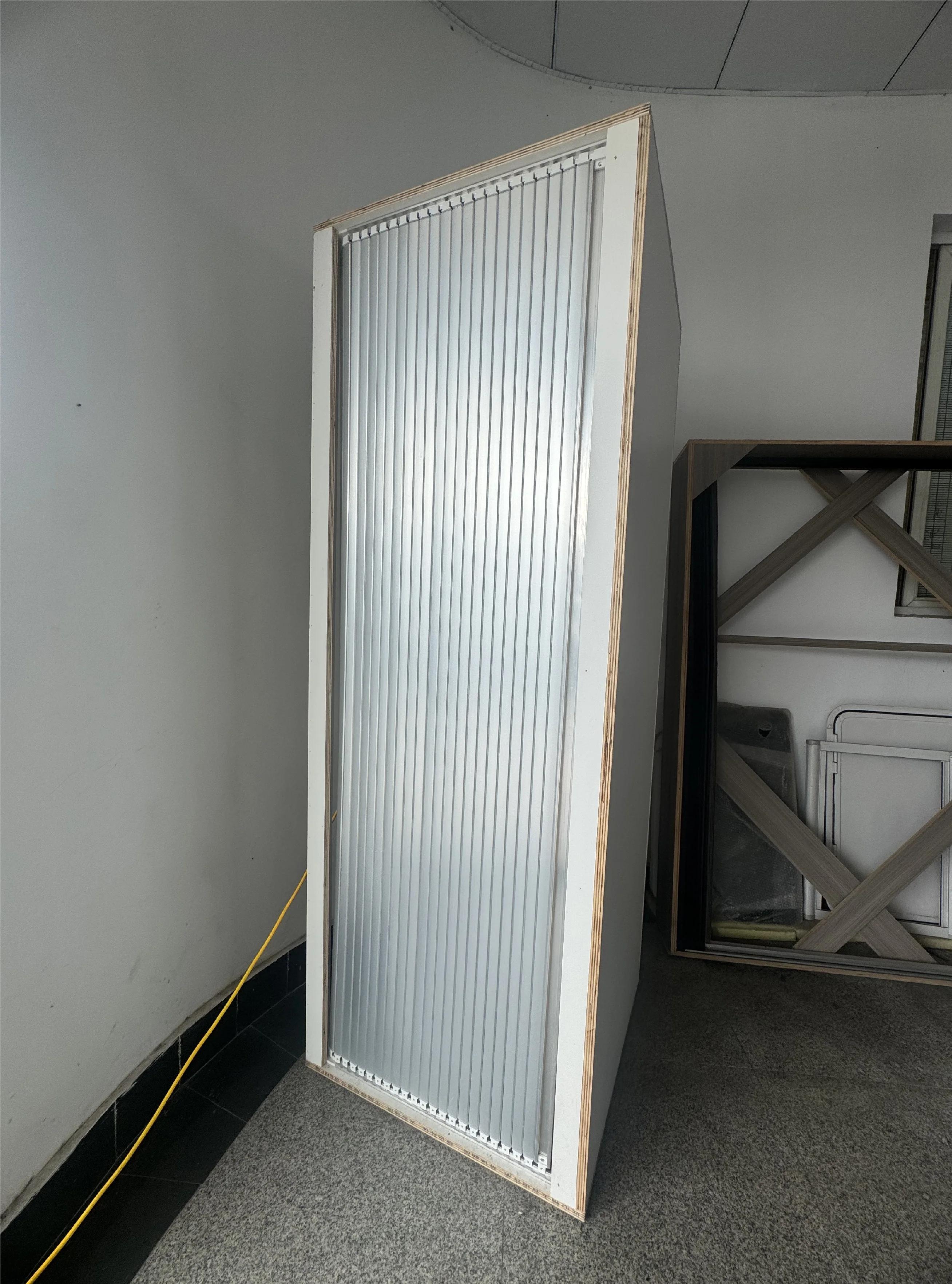 Customizable Accordion Honeycomb Folding Door for Bathroom Shower RV Body Parts for Trailer Caravan RV Sliding Shower Door