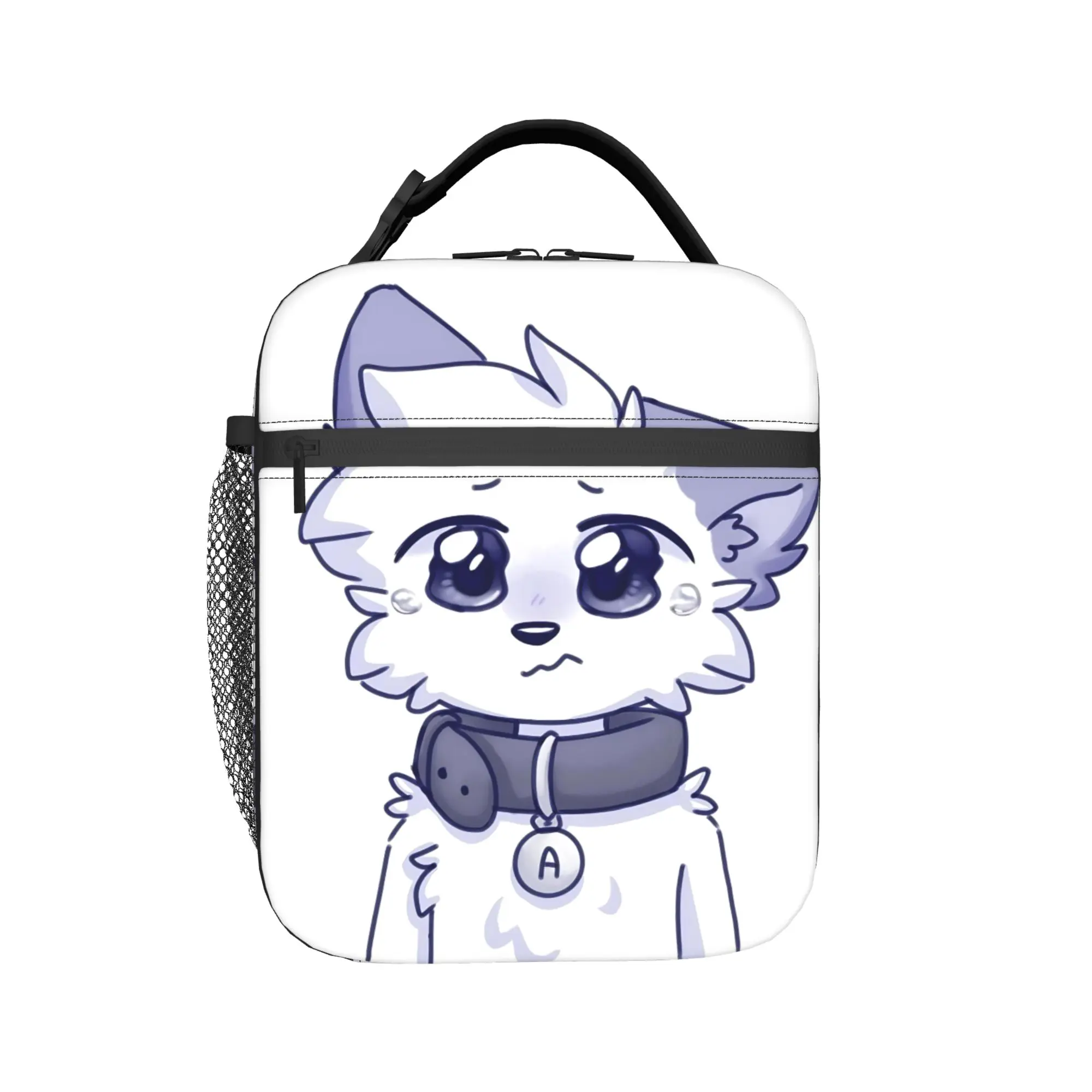 Cartoon Cat Acenixs Insulated Lunch Bag Portable  Meal Container Thermal Bag Tote Lunch Box Office  Picnic Men Women