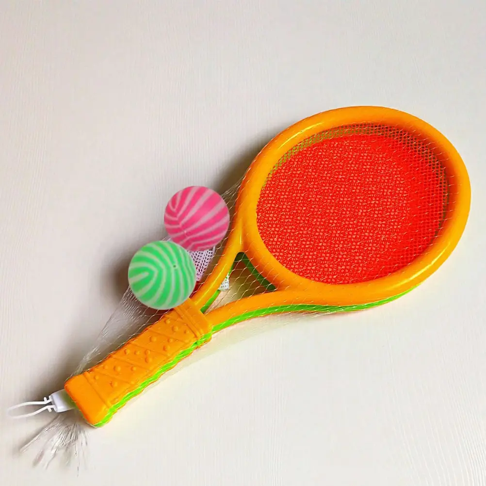 

Kids Badminton Set with Balls Compact Light Rackets Enhance Motor Skills Active Play for Toddlers Preschoolers Family Recreation