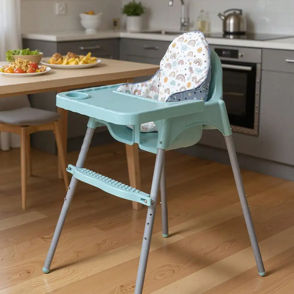 1PCS เก้าอี้เบาะสูงสําหรับทารก,Built-in Inflatable Highchair เบาะรองนั่งเก้าอี้ให้อาหารที่นั่งสําหรับ Antilop HighChair