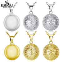 Eudora Harmony Ball Flowers Pregnancy Chime Bola Angel Caller Pendant Necklace Mix Styles Fashion Maternity Jewelry for Women 38