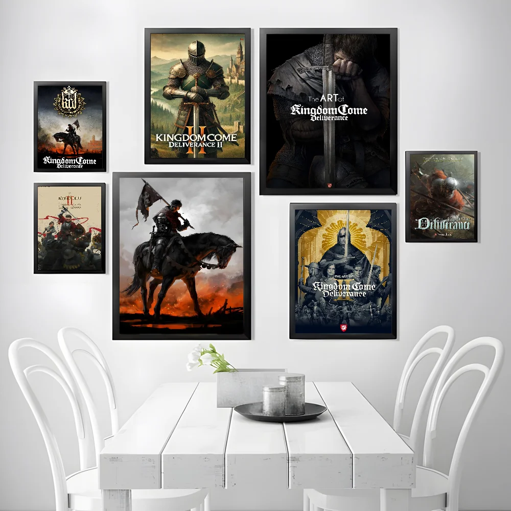 Game K-Kingdom Come Deliverance 2 Poster High Quality Wall Art for Home Office Bedroom Living Room Hallway Bar Perfect Gift Idea