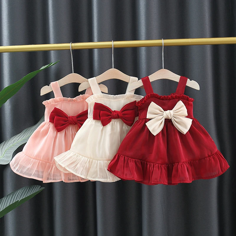 Summer Outfit For Baby Girl Sweet Fairy Birthday Party  Princess Dress Baby Girl Clothes 9 Months - 3 Years Old
