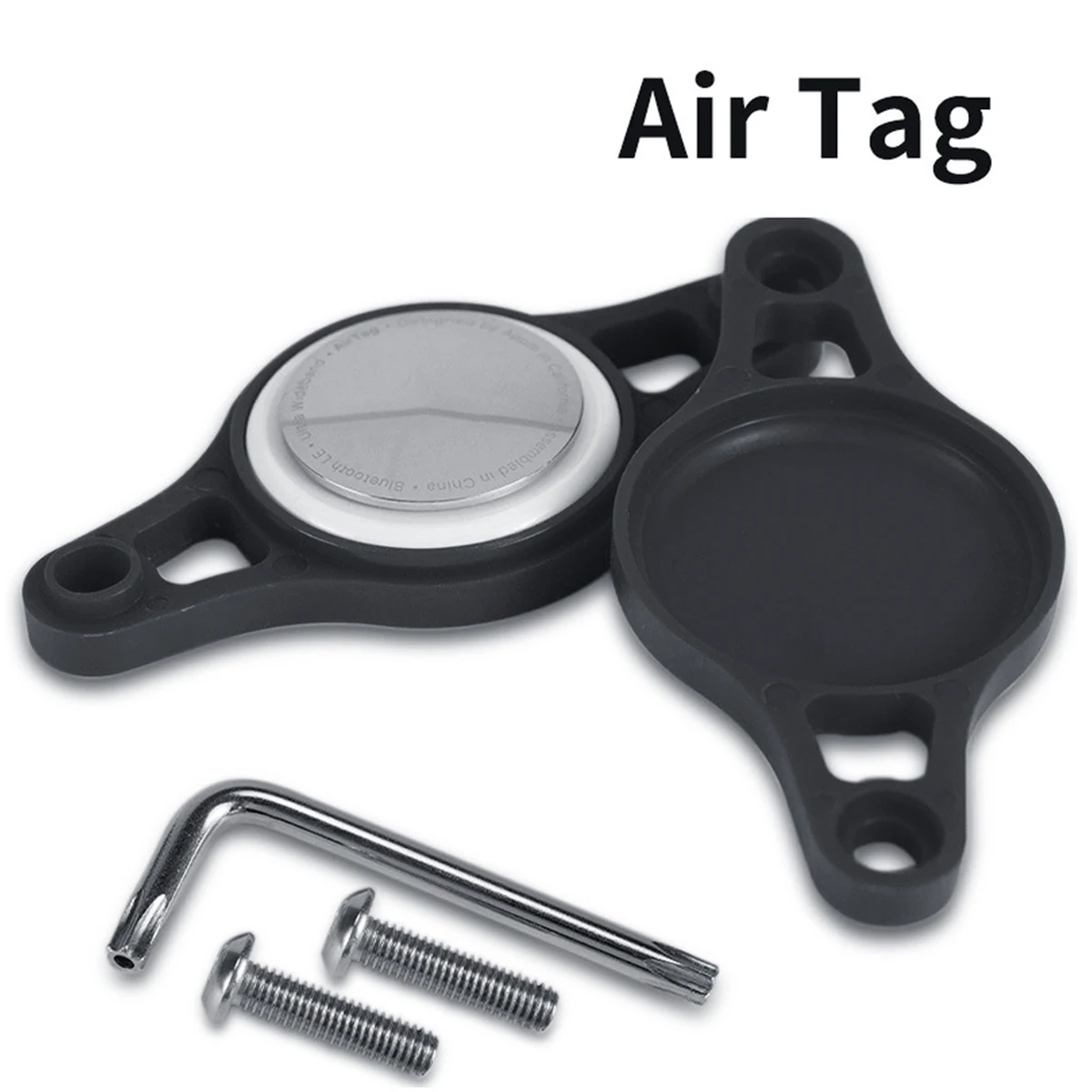 애플 에어태그 자전거 마운트 로드 자전거 물통 케이지 랙 홀더 산악 자전거 도난 방지 GPS 위치 에어태그 케이스 액세서리