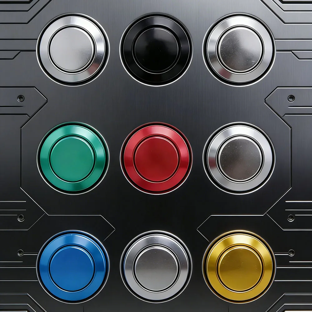 

1PC Momentary Push Button Switch Oxidation Metal Self Reset 16mm/19mm/22mm Red Blue Black Green Yellow Silver 1NO Screw Terminal