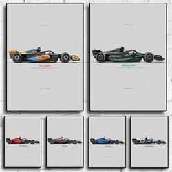 2023 Retro Formula 1 80S Car Lover F1 Racing Print Posters Canvas Painting Wall Art Decor Pictures Living Room Home Decoration