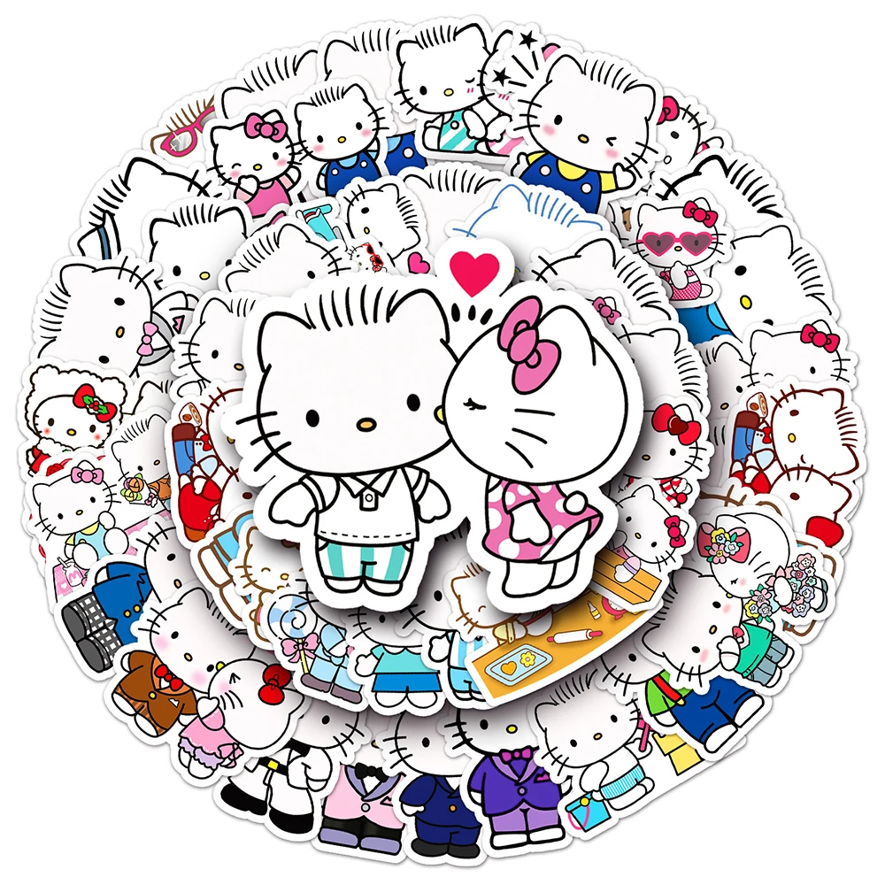 10/30/50 Uds. Pegatinas bonitas de dibujos animados Sanrio DEAR DANIEL Anime decoración botella de agua nevera portátil teléfono pegatina divertida juguetes para niños