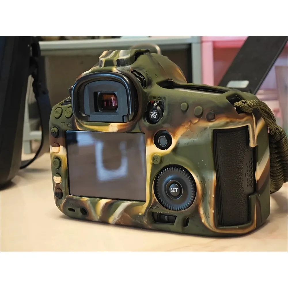

Silicone Armor Skin Case For Canon EOS 5D Mark III 5D3 5Ds R 5Ds Camera bag 5DIII Body Cover Protector