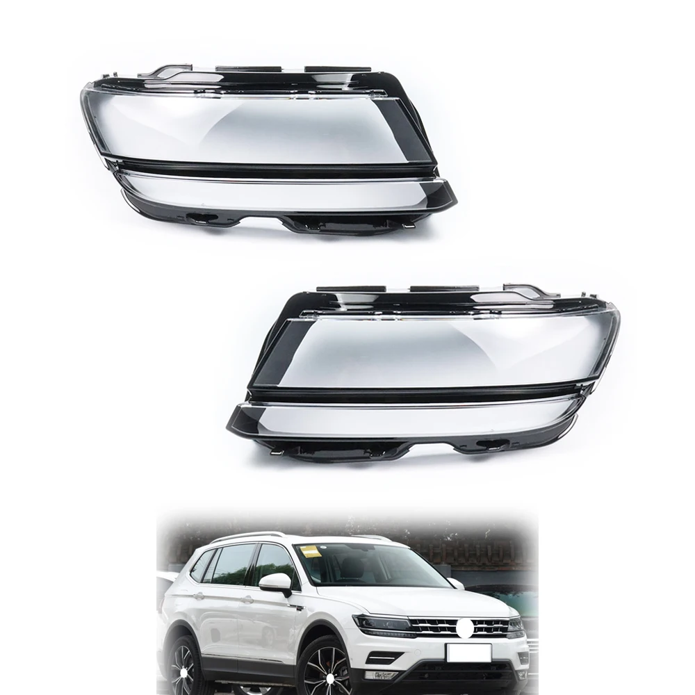 

Для VW Tiguan L 2017 2018 2019 2020 СВЕТОДИОДНЫЙ крышка автомобильной фары прозрачный абажур корпус фары заменяет оригинальные линзы