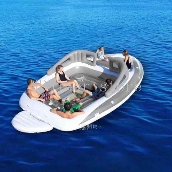 

Floating bed, multi person sofa, floating raft, foam inflatable yacht, thickened drifting boat