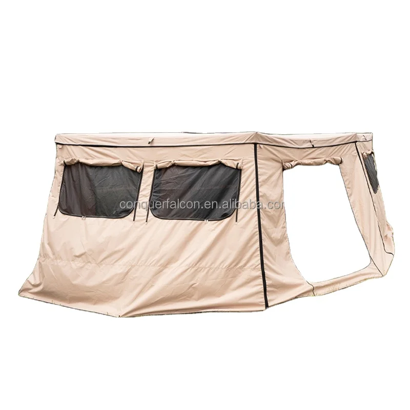 Quick Install 270 Degree Outdoor Car Tent Easy-to-Use Awning With Walls For Pickup Trucks
