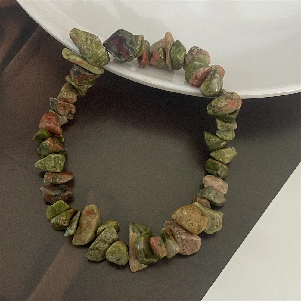 2026 سوار من حجر الكريستال الطبيعي للرجال والنساء غير النظامية الريكي محظوظ سوار موضة الفراولة كريستال جمشت مجوهرات #5