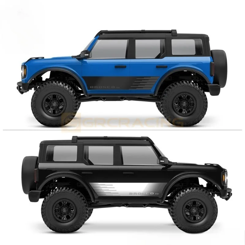 Stainless Steel Decorative Sheet C# Body Protective Plate for TRX4m Bronco Body Side Upgrade Option Parts #G179CS/G179CB