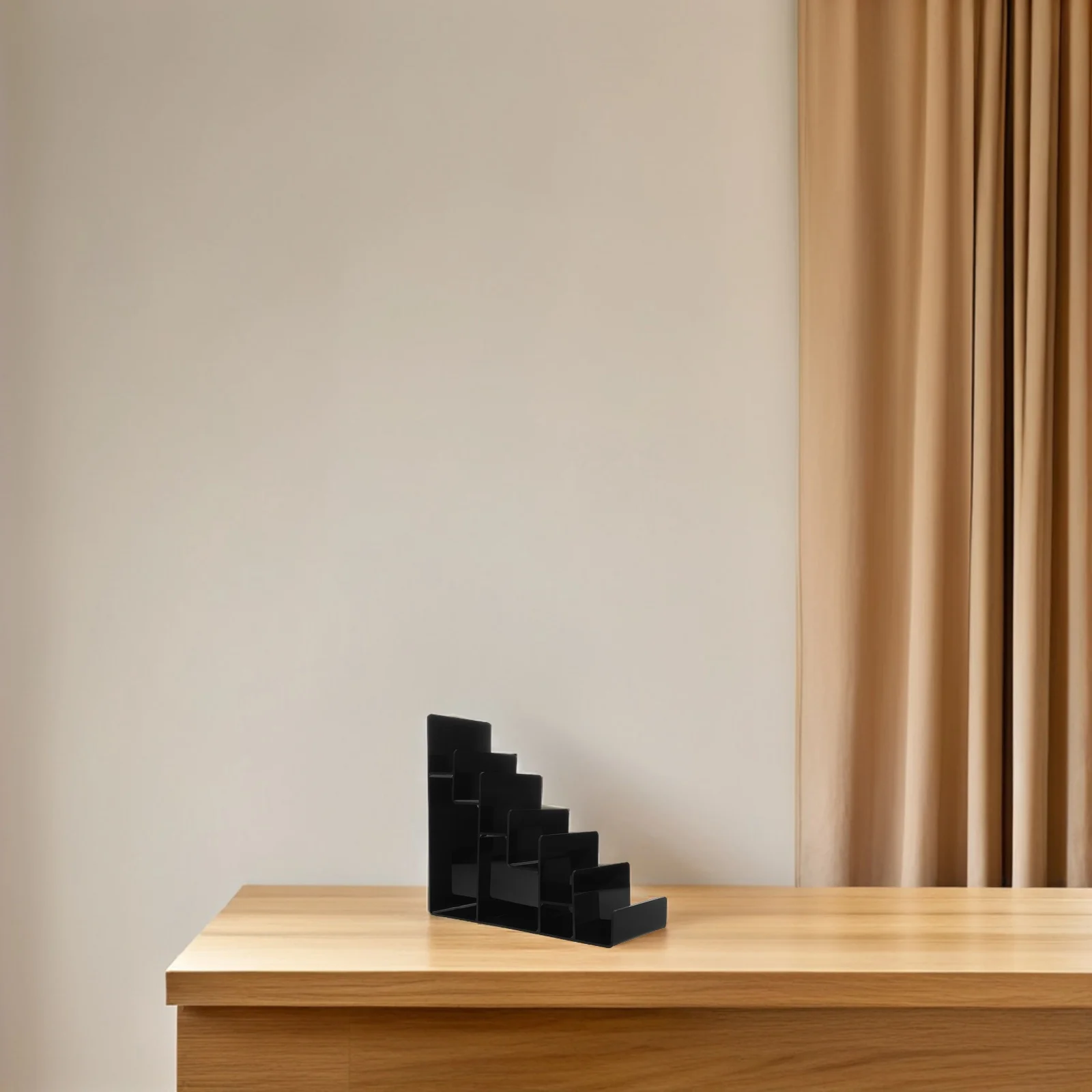 

6 Tier Acrylic Display Stand Riser Shelf For Wallets Handbags Sunglasses Purse Holder Organizer Storage Rack Home Decor Display