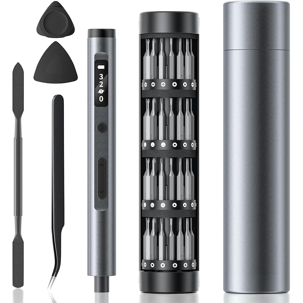 

62 in 1 Precision Electric Screwdriver Sets Mini Cordless Rechargeable Kits Wireless Bit for Xiaomi Cell Phone Mobile Laptop New