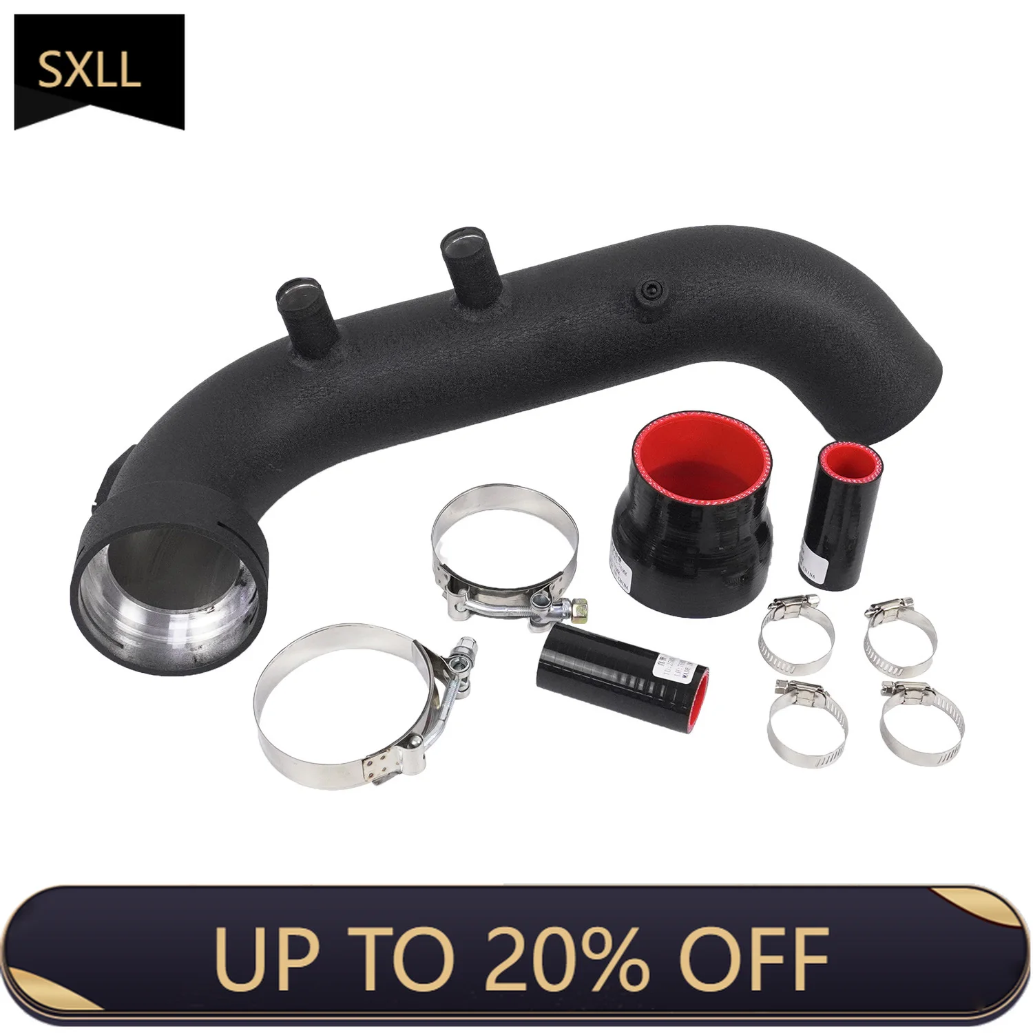 

SXLL Car N54 Turbo Charge Pipe Air Intake Upgrade Kit for N54 135is 335i AT/MT XDrive Convertible Coupe Part Number 1371759