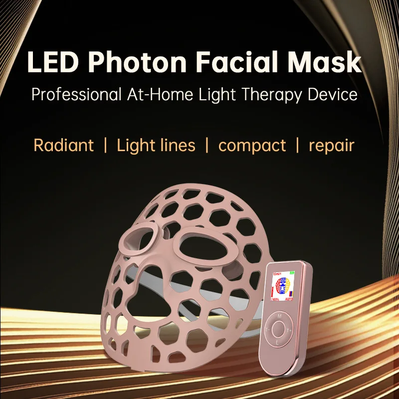 Liquid Silicone Hollow LED Photon Skin Rejuvenation Mask Device, Large Array Lamp, Beauty Device