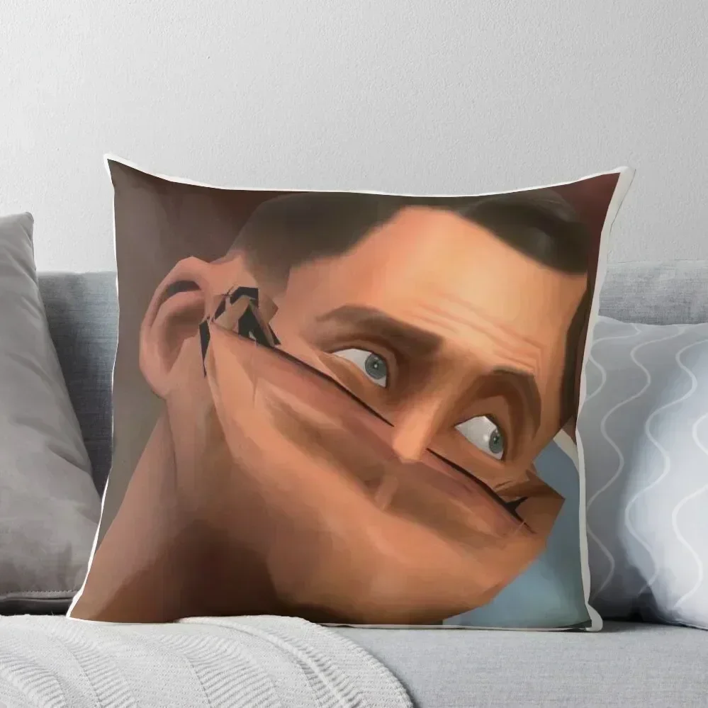 

Team Fortress 2 TF2 Scout Face Throw Pillow Anime Pillow Cases Decorative sleeping pillows Cushion Cover Set pillow
