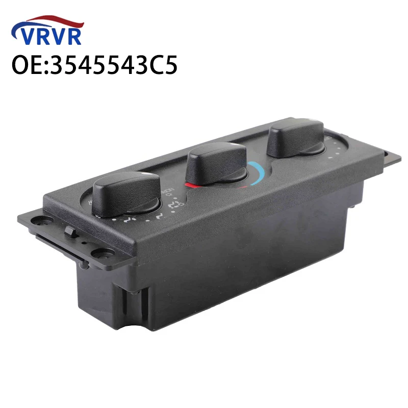 VRVR 3545543C5 Panel calentador de CA interruptor de Control de clima para 2002-2012 internacional 4200 4300 4400 7400 7500 7600 7700