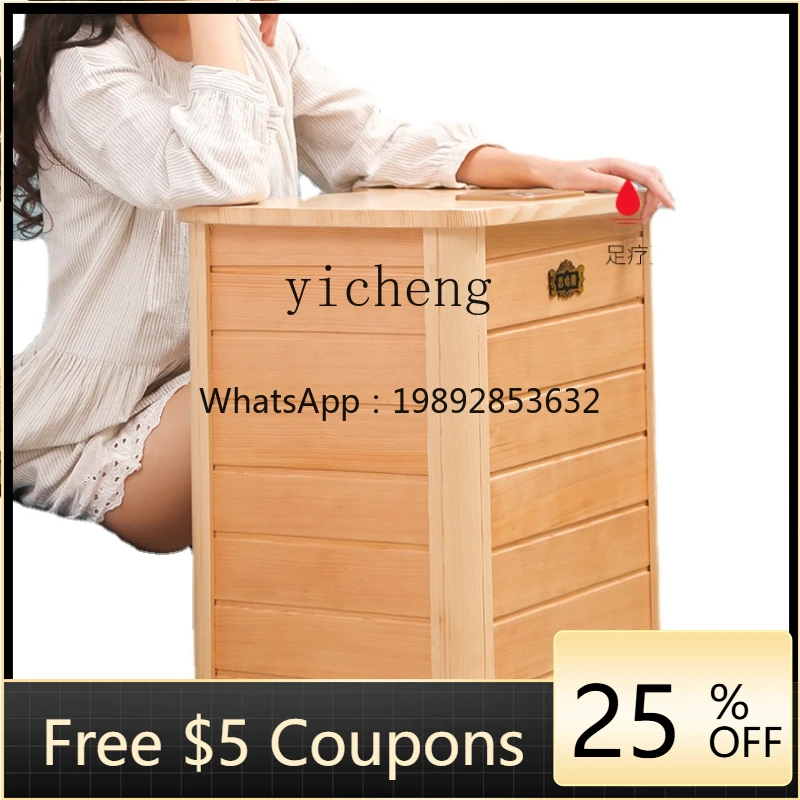 

Far Infrared Spectrum Foot Bath Foot Bath Cabinet Sweat Steaming Wooden Barrel Physiotherapy Fumigation Foot Therapy