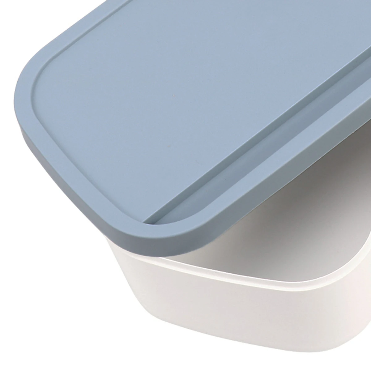 

1Pc Mask Storage Box Container Storage Case Portable Storage Box Mask Container (Dark Blue, One Layer)