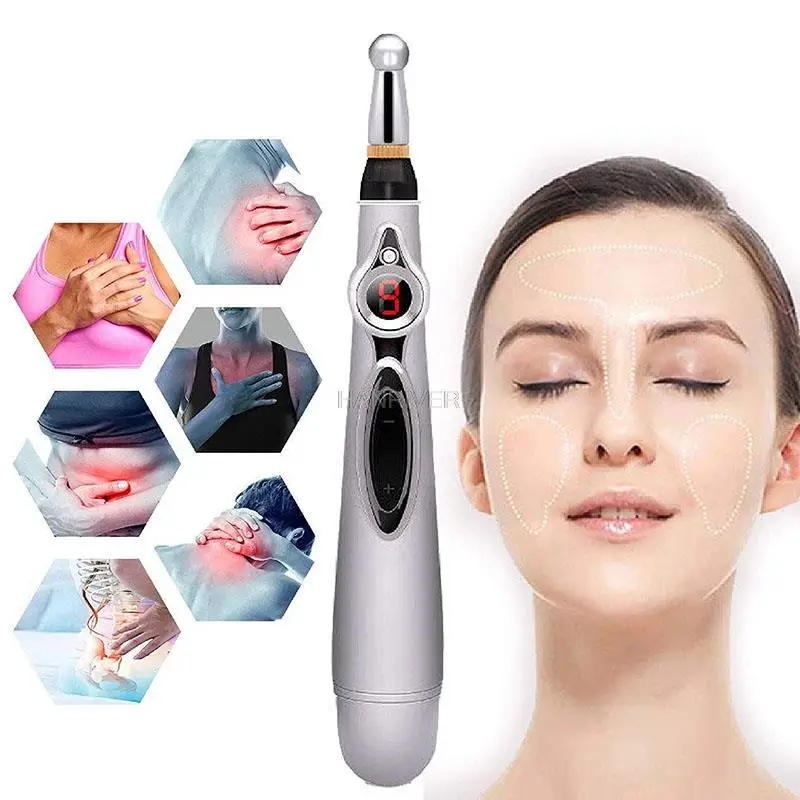 Acupuncture pen electric meridian treatment instrument energy pen relieve pain full body massage pen tool