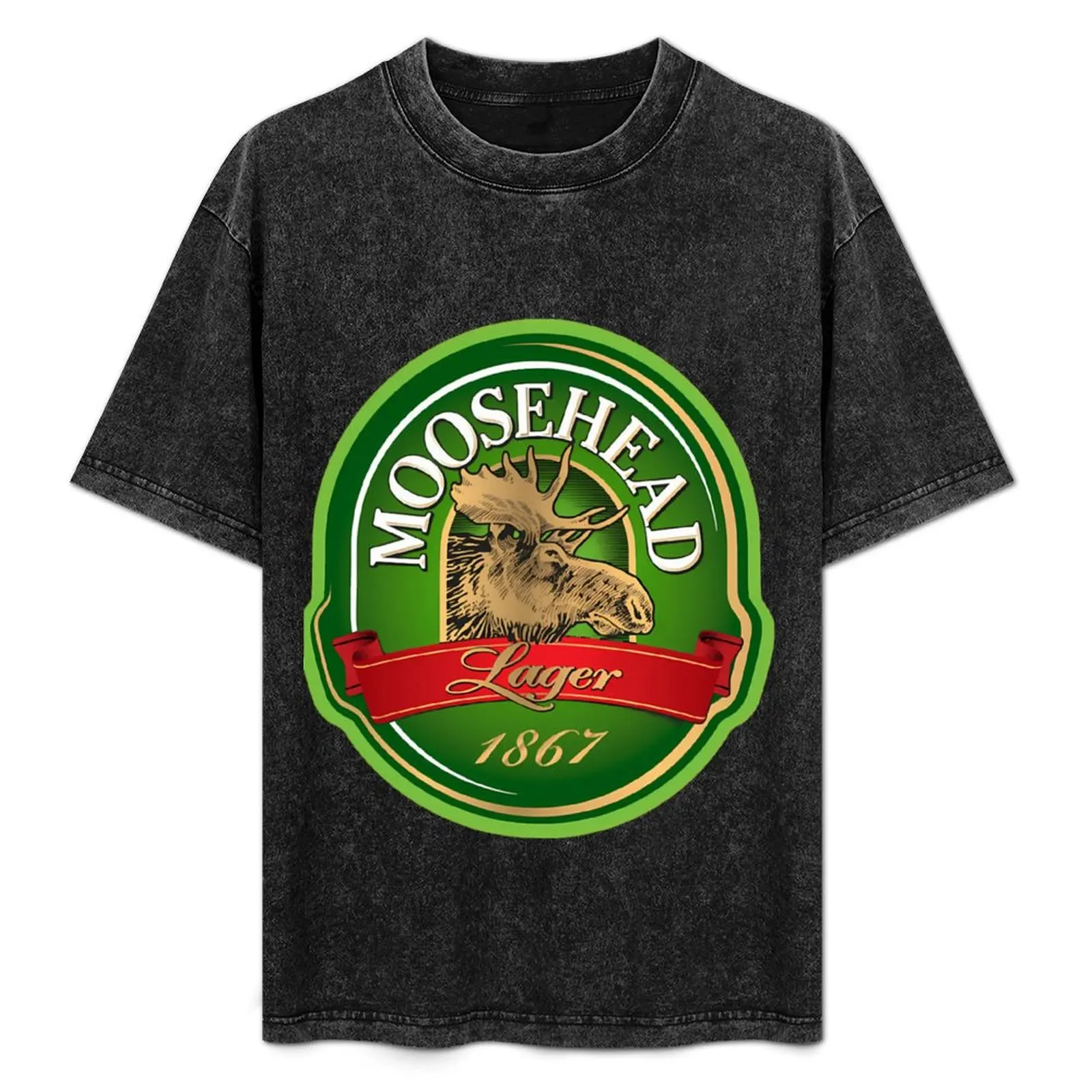 

Moosehead Beer Logo Beer American Pale Ale T-Shirt Soft Casual Short Sleeve Cotton Tee