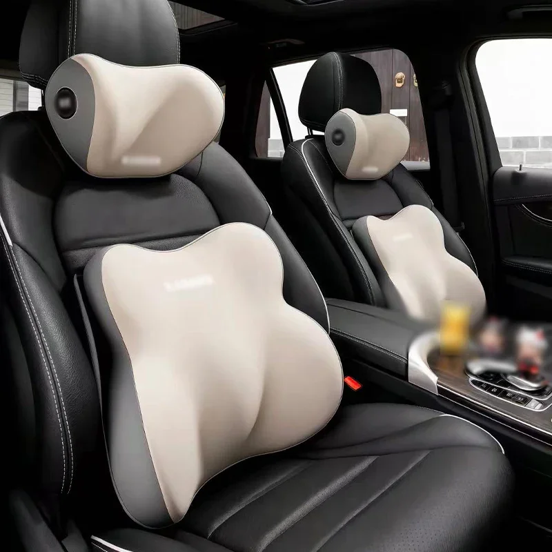 Cojín Lumbar Universal de Espuma Viscoelástica para Auto, Cojín para la Espalda, Almohada Lumbar, Almohada Cervical para Auto, Accesorios Generales para Auto