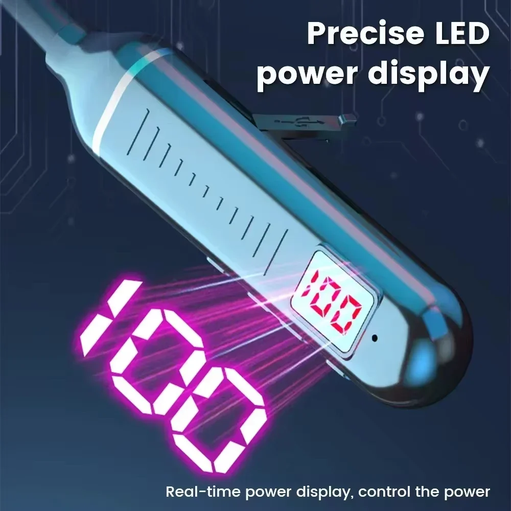 سماعات بلوتوث 5.3 سماعات لاسلكية بشريط حول الرقبة سماعات ألعاب LED عرض HIFI سماعة أذن رياضية TWS مع ميكروفون بطاقة TF