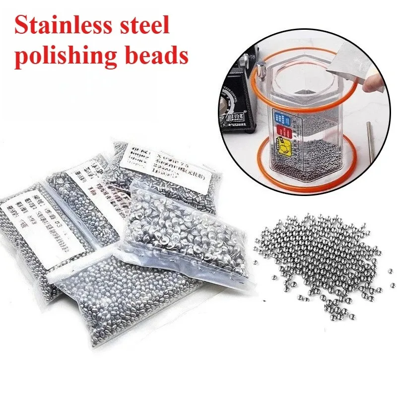 

Stainless Steel Polishing Beads - Jewelry Polishing Tool, Compatible with KT6808/2000 Tumbler Machine Accessories