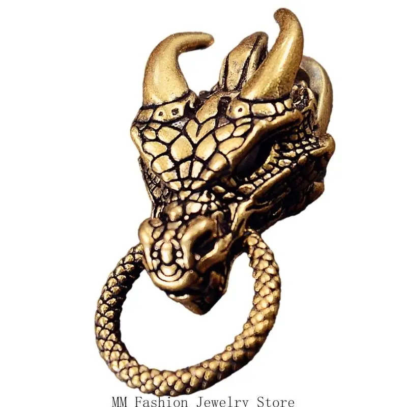 

D0UB Художественный кулон с драконом для ожерелья, ювелирных изделий и ремешков для проектов из паракорда