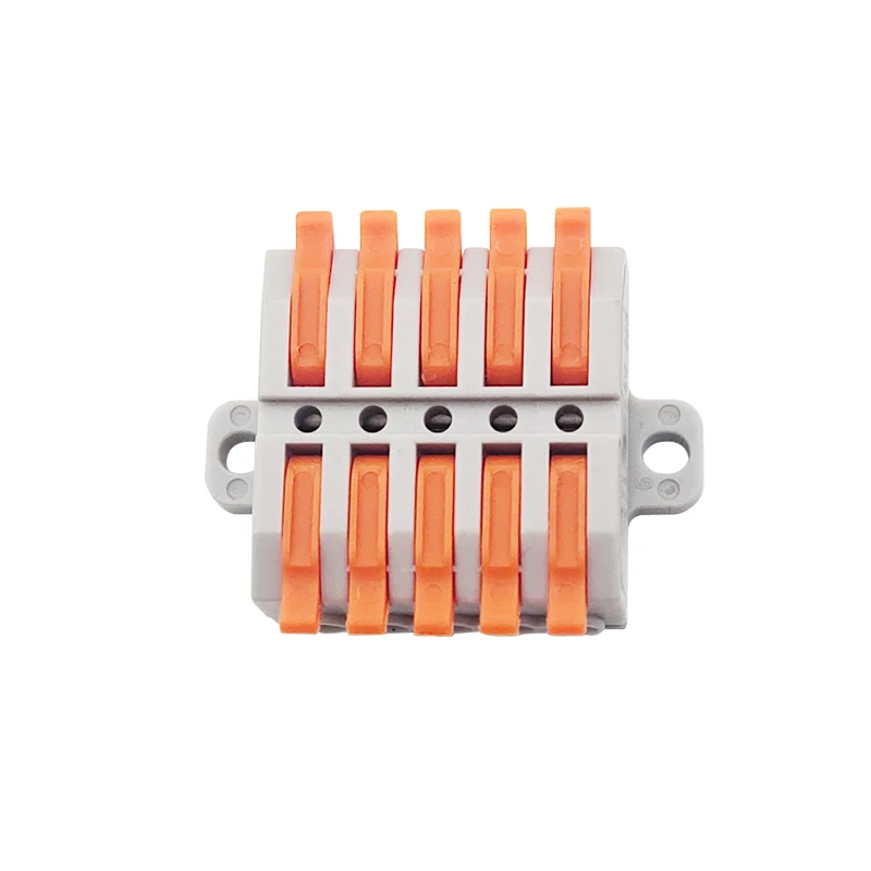 Quick Wiring Connector Universal Splitter wiring cable Push-in Can Combined Butt Home Terminal Block KV227-5P