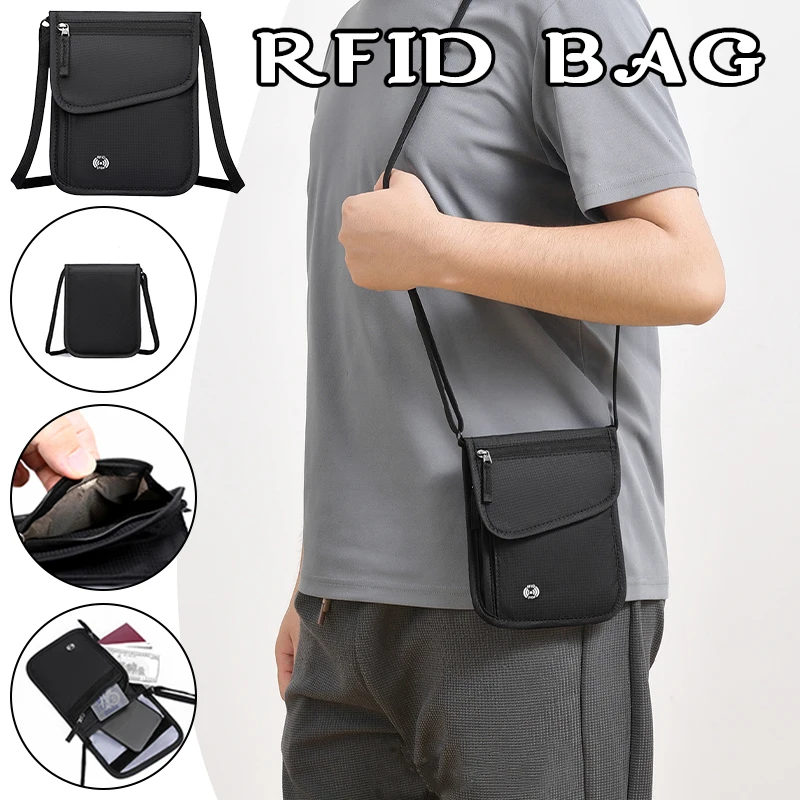 Borsa portaoggetti per certificati antifurto Blocco segnale RFID Pacchetto di sicurezza per schermatura Custodia per spazzole antifurto Custodia per chiavi per auto