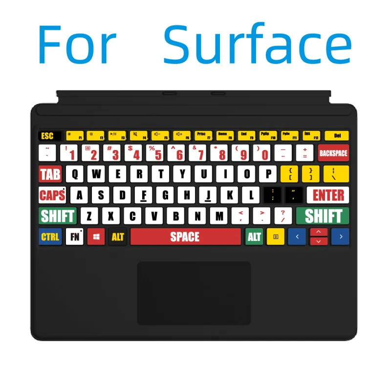 Suitable for Microsoft Surface Book Laptop Go 1/2/3 Pro 4/5/6/7/8/9/10/11 Computer Keyboard Stickers Key Stickers