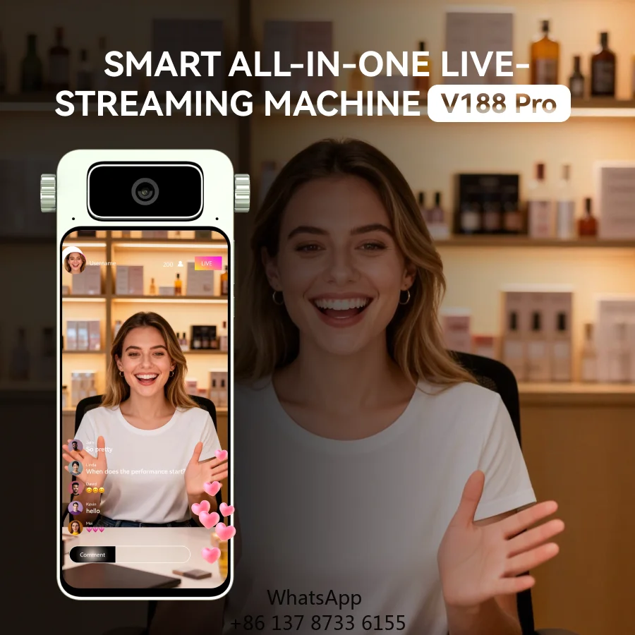 All-in-one Live Broadcasting Equipment With Beauty Function 50mp Camera For TikTok Live Streaming