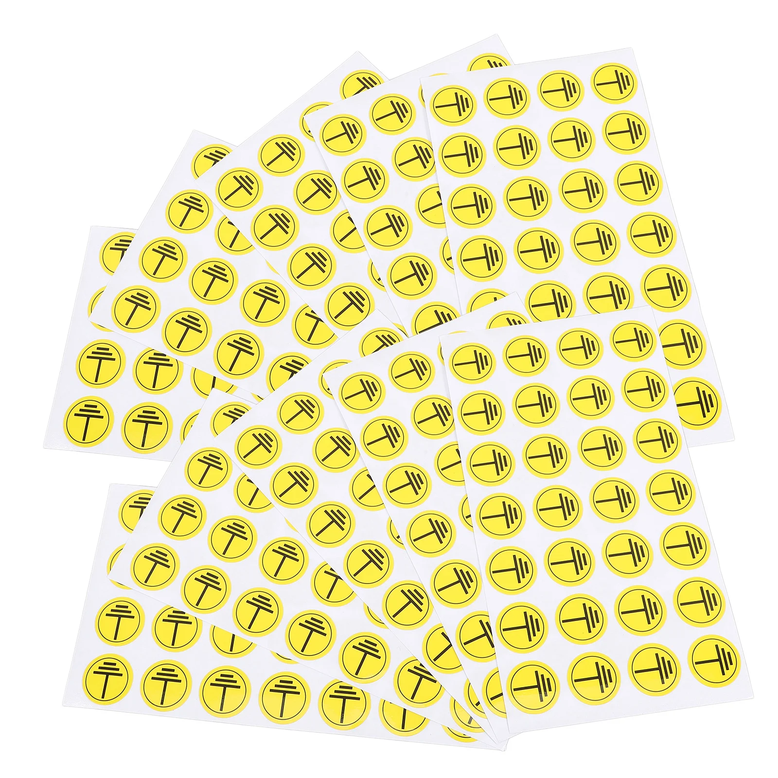 1 set 1 Set Durable Warning Decals For Electrical Equipment Grounding Caution Stickers Machinery Safety Sign Traffic Safety