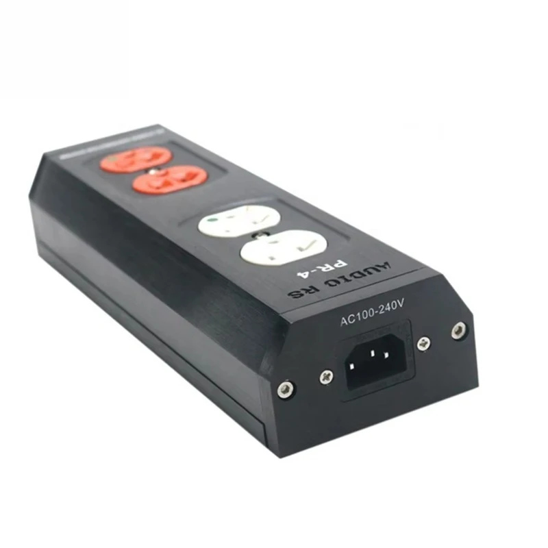 US Version 20A AC Power Distributor, OEM Industrial Electric Socket Outlet for HIFI Audio Equipment 220V 50/60Hz