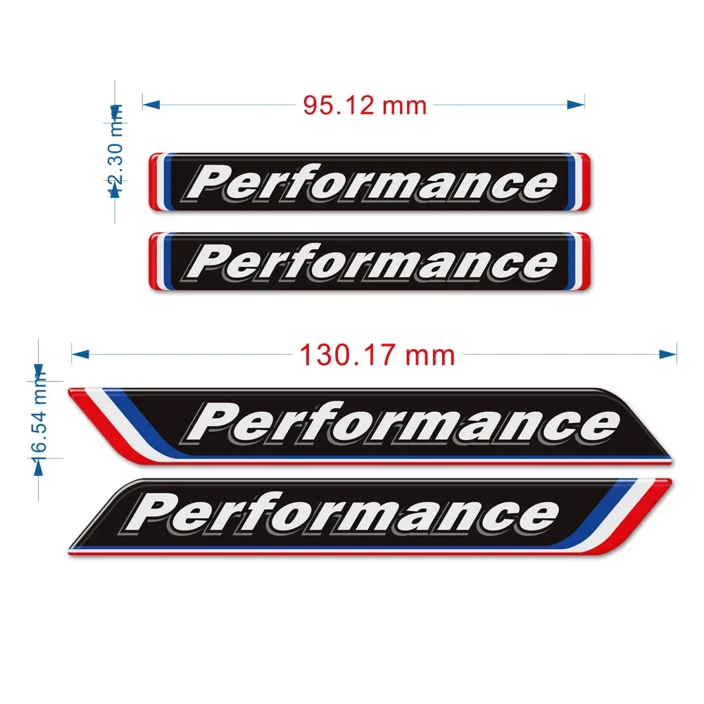 Car Decal Logo Badge Auto Accessories Stickers Power Performance For BMW M 1 3 4 5 6 7E Z X M3 M5 M6 Emblem