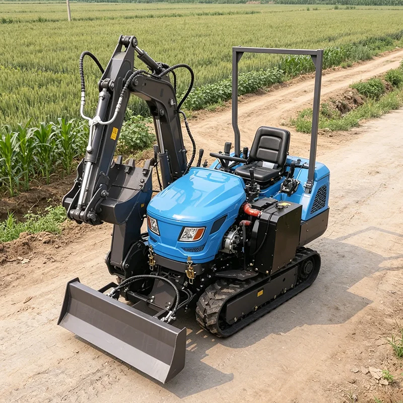 

Customized Reliable Agricultural Tractor with Crawler Rotary Tiller, Micro Tiller and Ride-On Plowing Function