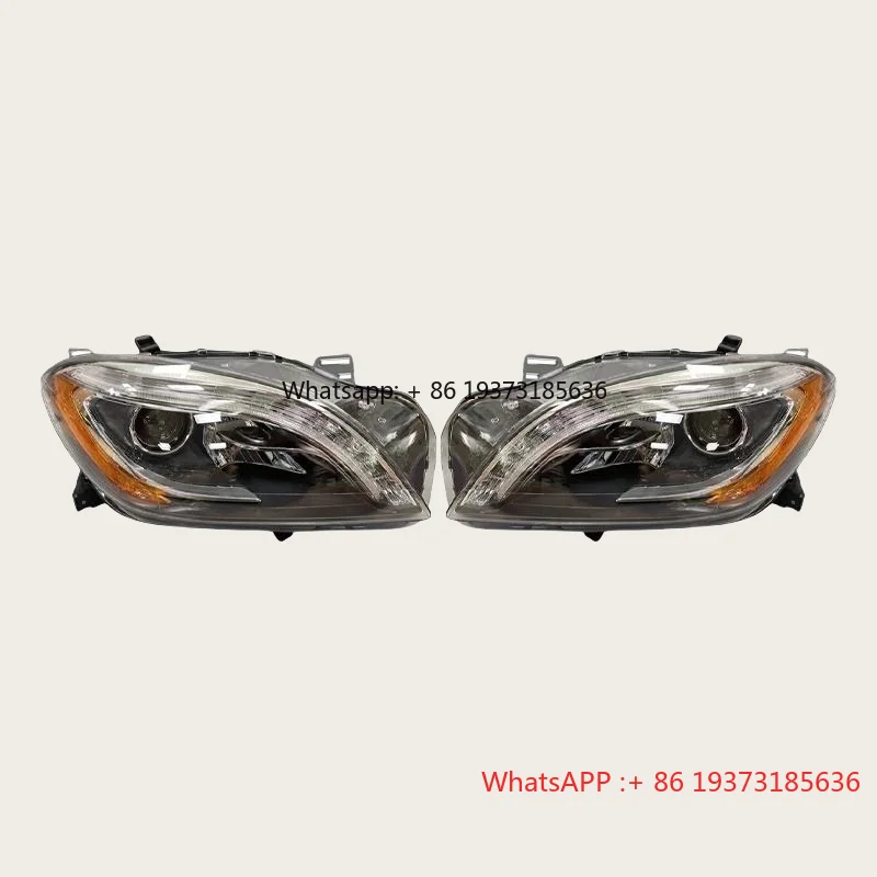 For Mercedes Benz ML-Clacc W166 Headlight Assembly Car Light Original USA LED ML450 ML500 ML63 AMG OEM A1668205859 A1668205959 view 3
