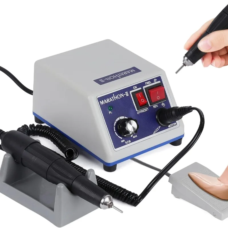 Micromotor máquina polidora de unhas lidar com 35k rpm ferramenta de polimento para laboratório jóias cerâmica vidro silicone escultura em madeira artware