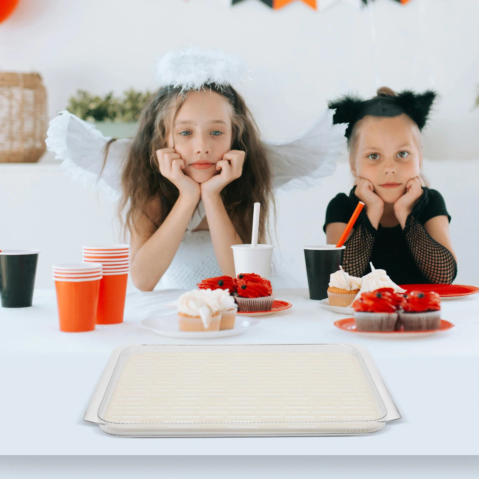 

Drainage Kitchen Thickened Double-Layer Grid Non-Slip Drying Rack For Fruit Vegetable Dish Drainer Countertop Storage