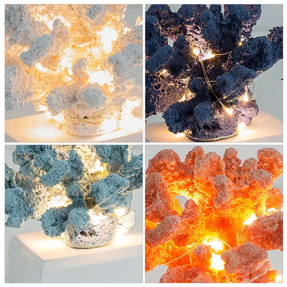 

Resin Light Simulated Decorations Mediterranean Style Home Mediterranean Coral Decor Office Restaurant Shop