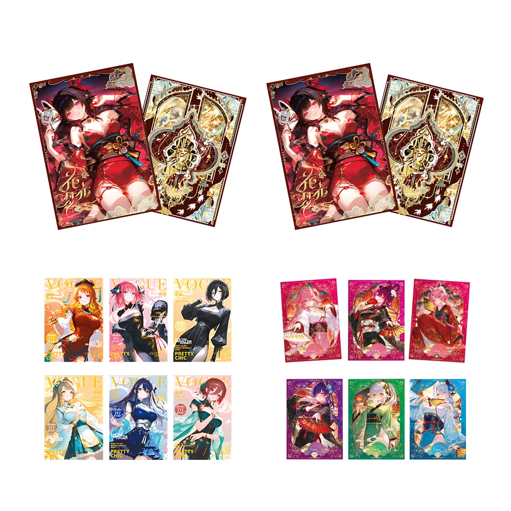 

Wholesale Flower Dream Goddess Story Collection Card Yunyikashe Club A5 Fireworks Color Paper Cute Loli Swimsuit Goddess Card