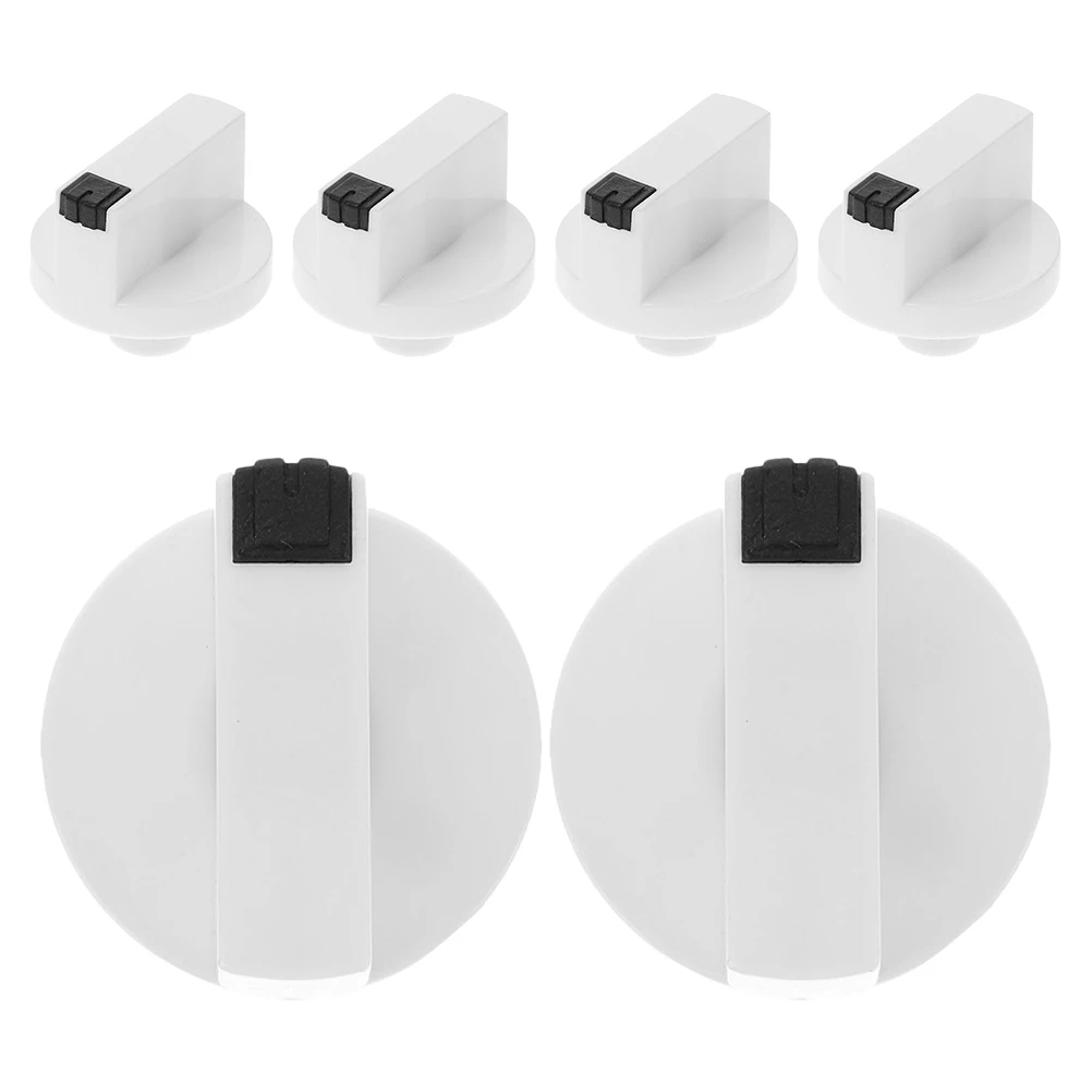 

6pcs Speaker Accessories Durable Plastic Knobs for Gas Oven Rotary Switch Replacement Precision Craftsmanship Versatile Design