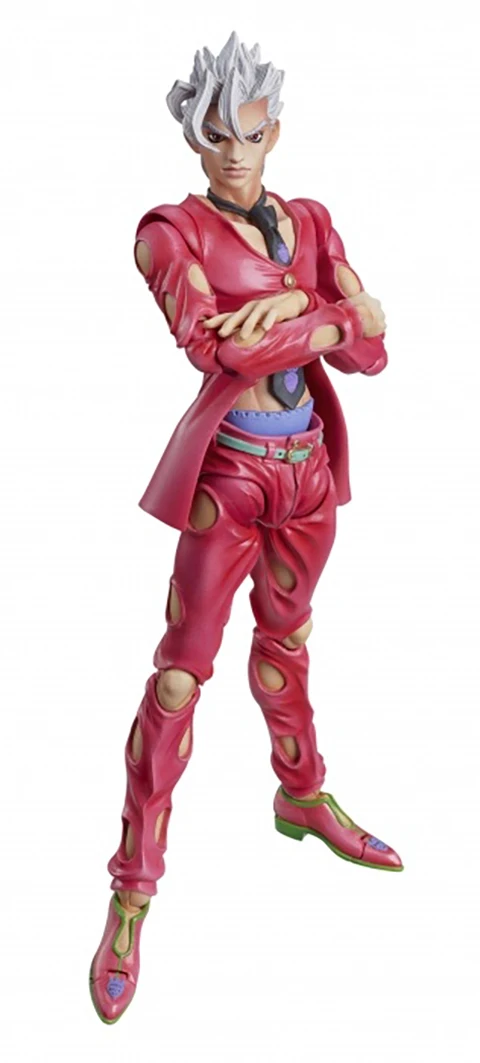 Original MEDICOS-E JOJO's Bizarre Adventure Golden Wind Pannacotta Fugo PVC Action Figures Active Joints Collectible Model Toys