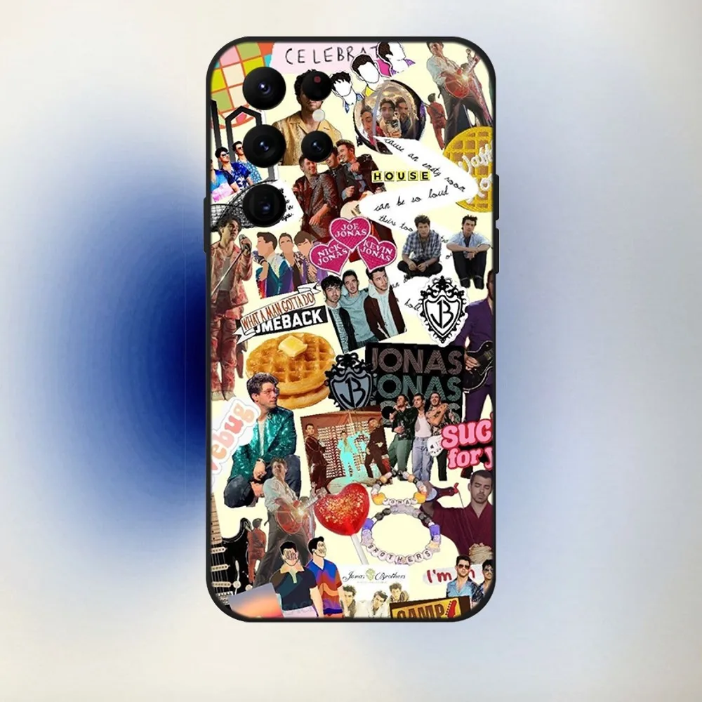 Band J-Jonas B-Brothers  Phone Case For Samsung S24,23,22,30,21,10,9,Ultra,Plus,Lite,FE,5G Black Soft Case